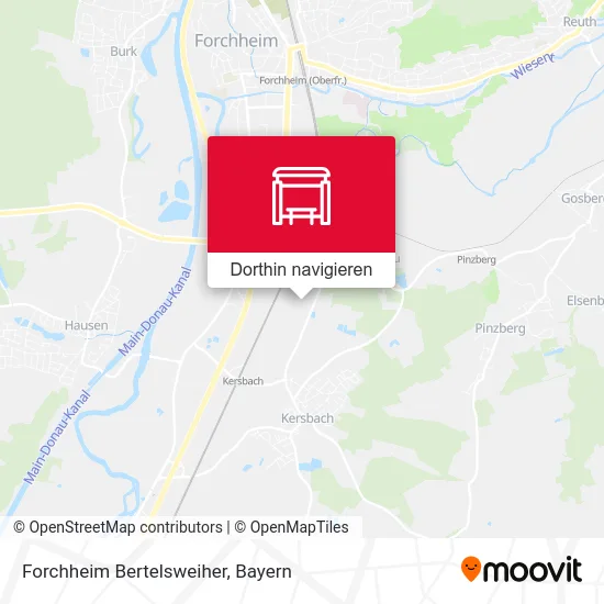 Forchheim Bertelsweiher Karte