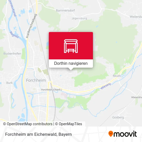 Forchheim am Eichenwald Karte