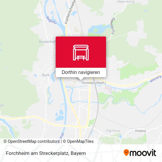 Forchheim am Streckerplatz Karte