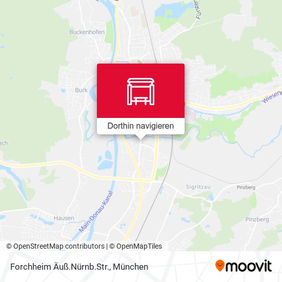 Forchheim Äuß.Nürnb.Str. Karte