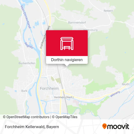 Forchheim Kellerwald Karte