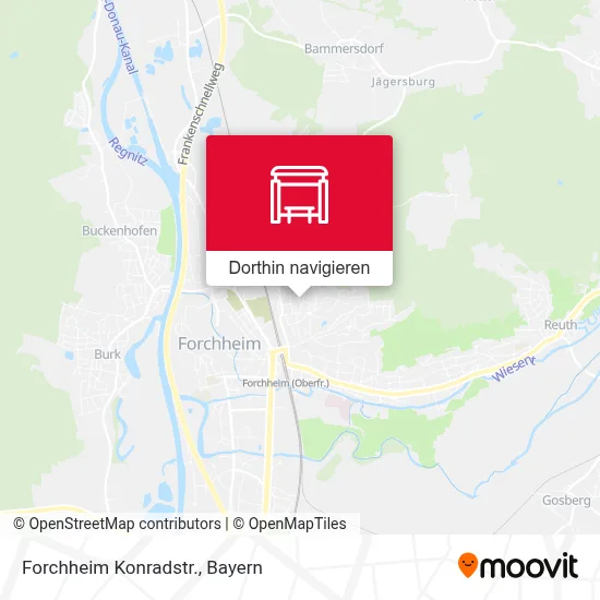Forchheim Konradstr. Karte