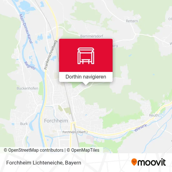 Forchheim Lichteneiche Karte