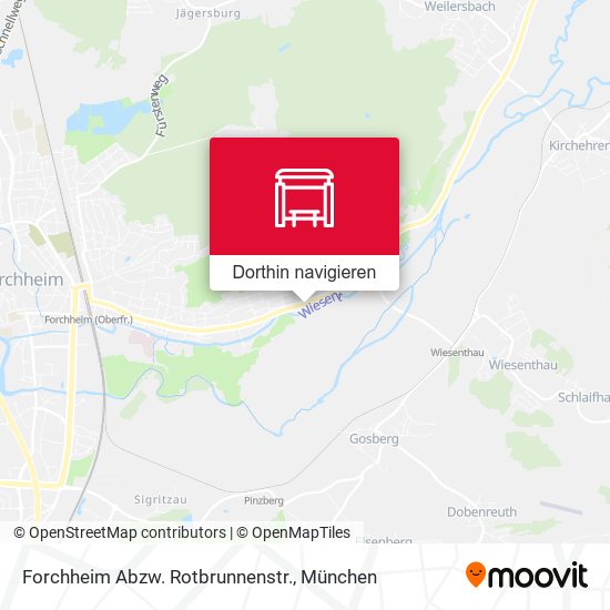 Forchheim Abzw. Rotbrunnenstr. Karte