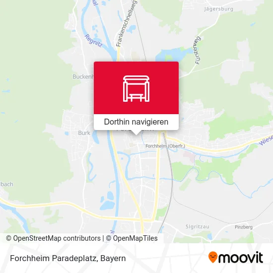 Forchheim Paradeplatz Karte