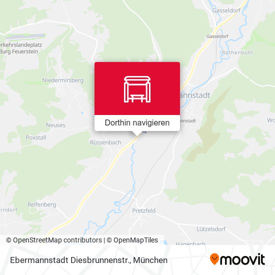 Ebermannstadt Diesbrunnenstr. Karte