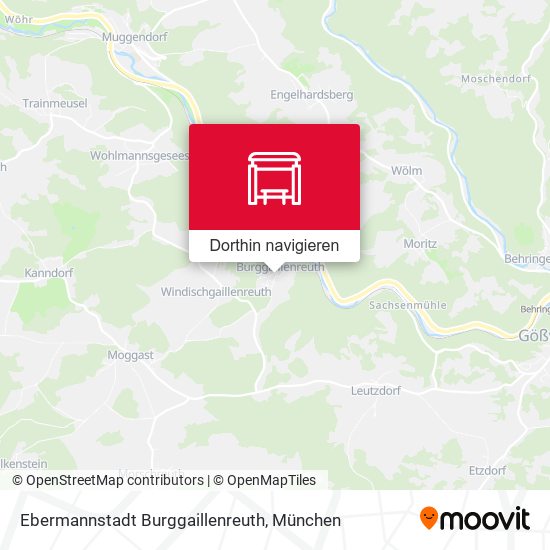 Ebermannstadt Burggaillenreuth Karte
