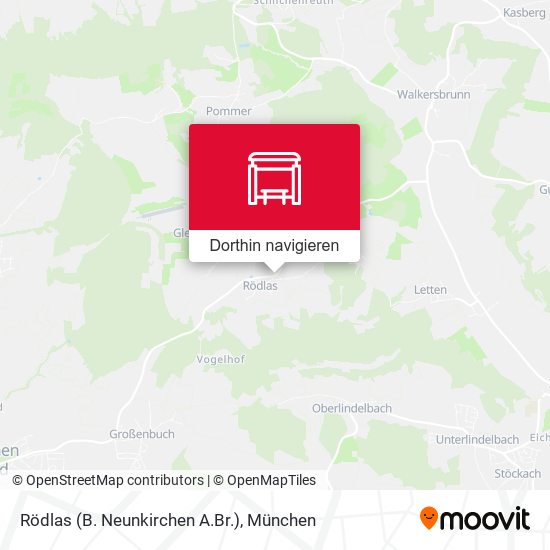 Rödlas (B. Neunkirchen A.Br.) Karte