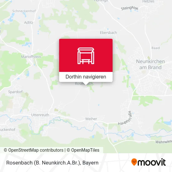 Rosenbach (B. Neunkirch.A.Br.) Karte