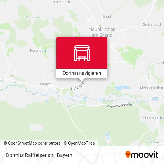 Dormitz Raiffeisenstr. Karte