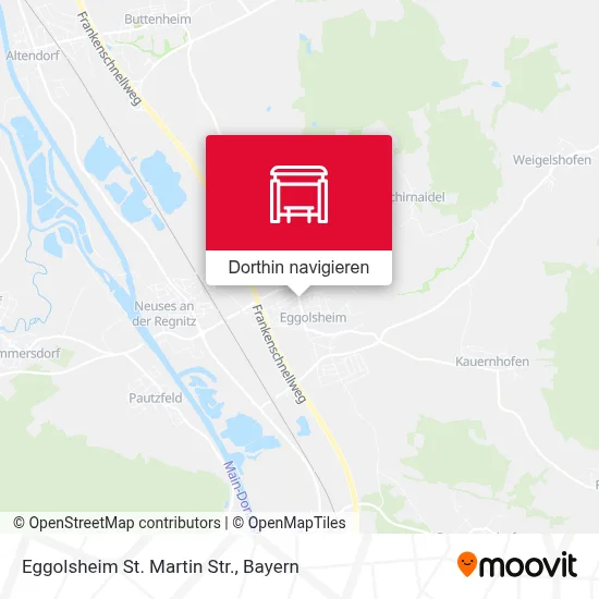 Eggolsheim St. Martin Str. Karte