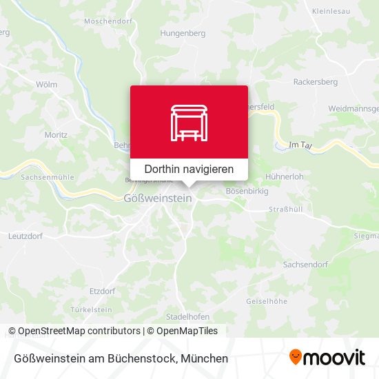 Gößweinstein am Büchenstock Karte