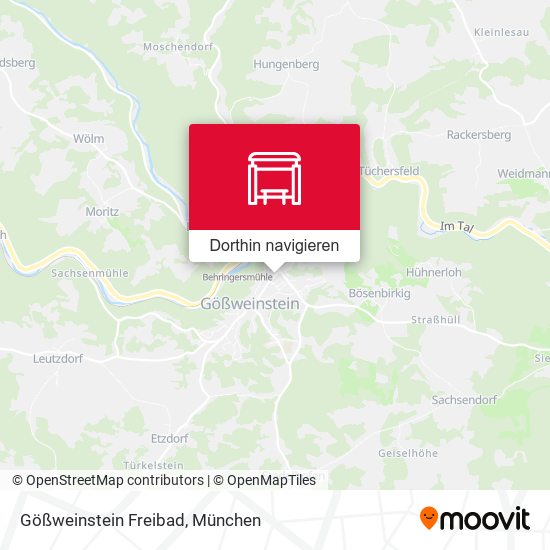 Gößweinstein Freibad Karte