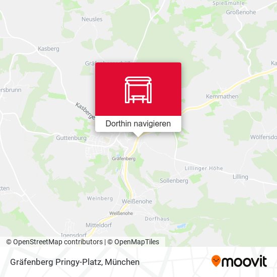 Gräfenberg Pringy-Platz Karte