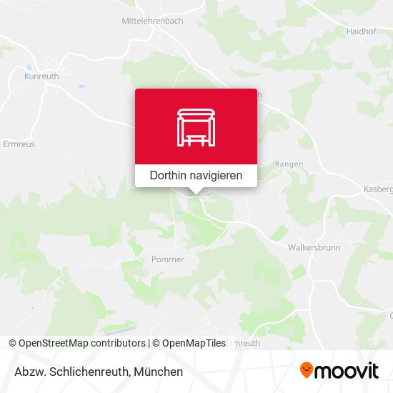 Abzw. Schlichenreuth Karte