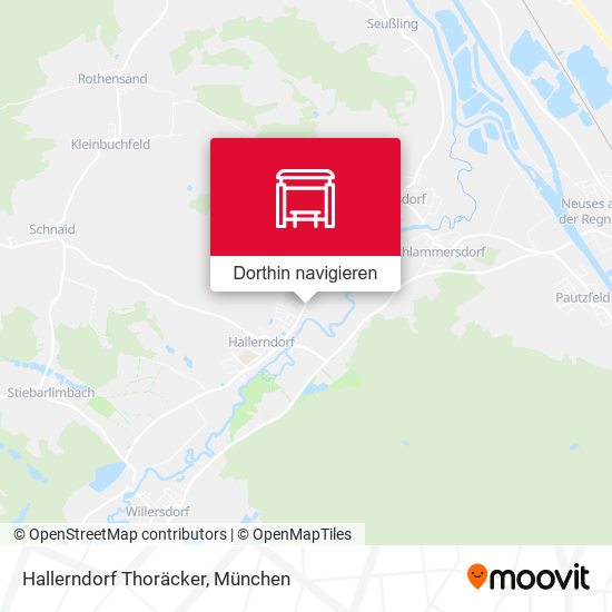 Hallerndorf Thoräcker Karte