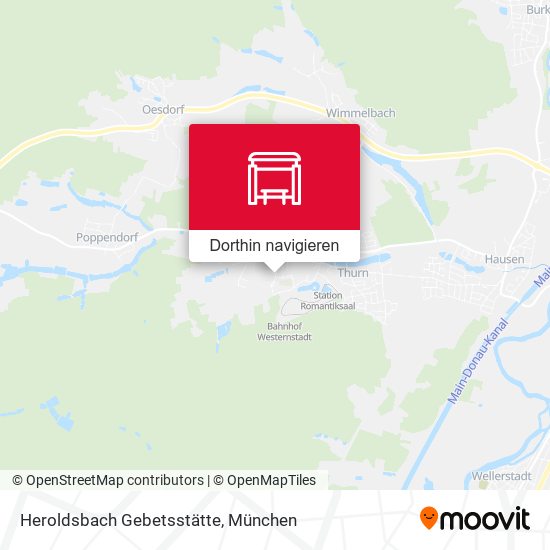 Heroldsbach Gebetsstätte Karte