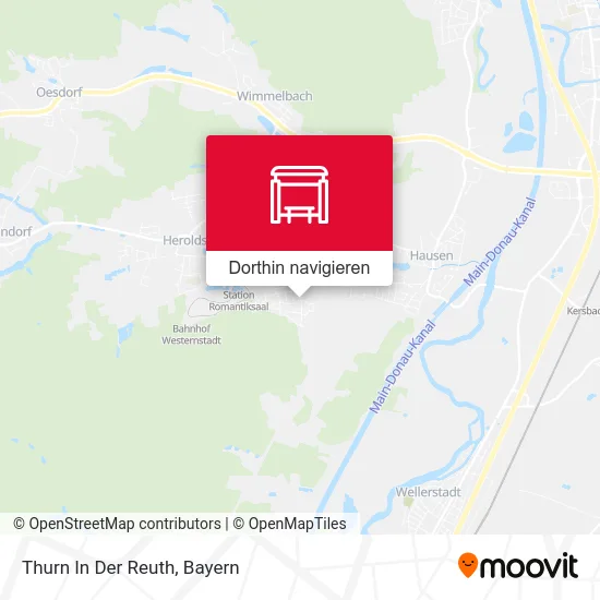 Thurn In Der Reuth Karte