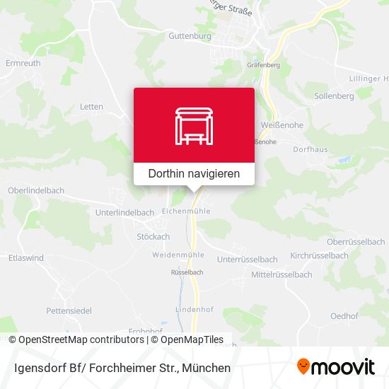 Igensdorf Bf/ Forchheimer Str. Karte