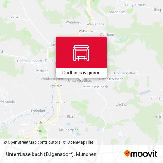 Unterrüsselbach (B.Igensdorf) Karte