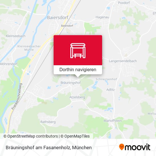 Bräuningshof am Fasanenholz Karte