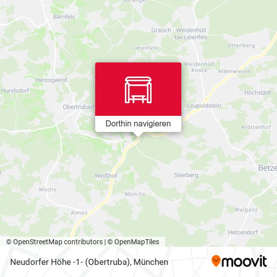 Neudorfer Höhe -1- (Obertruba) Karte