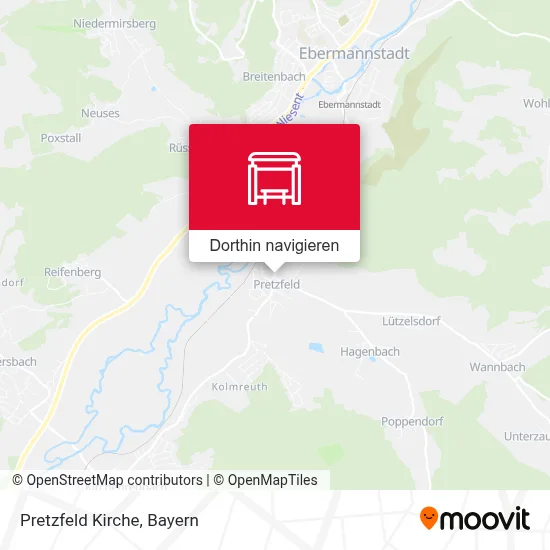 Pretzfeld Kirche Karte