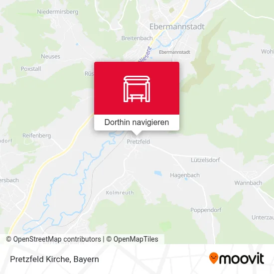 Pretzfeld Kirche Karte
