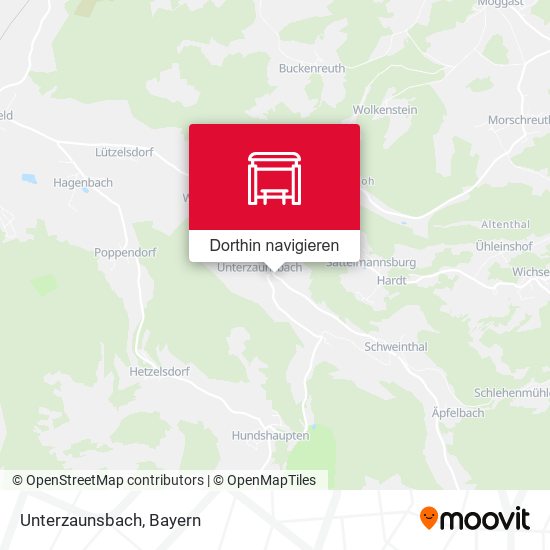 Unterzaunsbach Karte