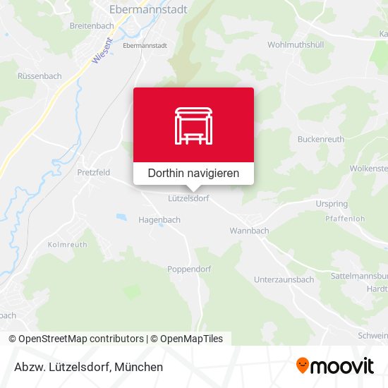 Abzw. Lützelsdorf Karte