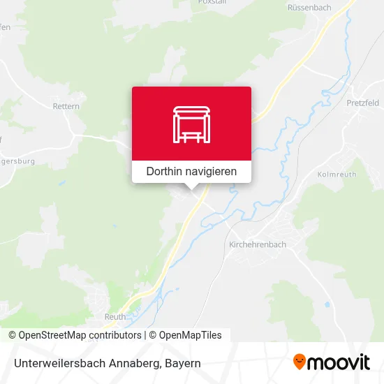 Unterweilersbach Annaberg Karte