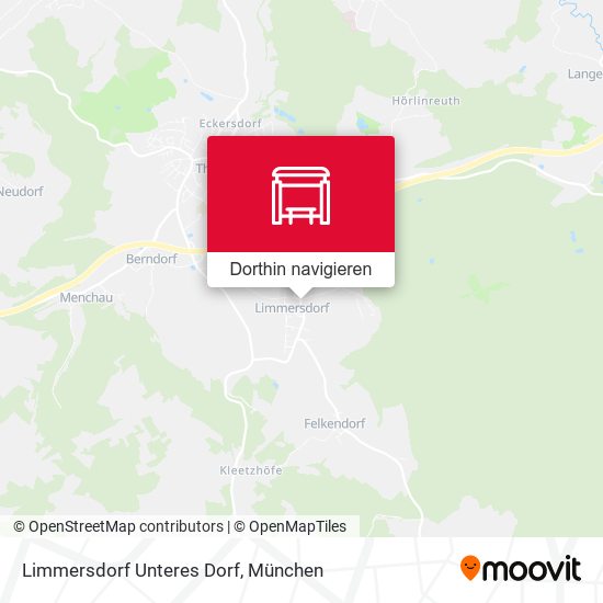 Limmersdorf Unteres Dorf Karte