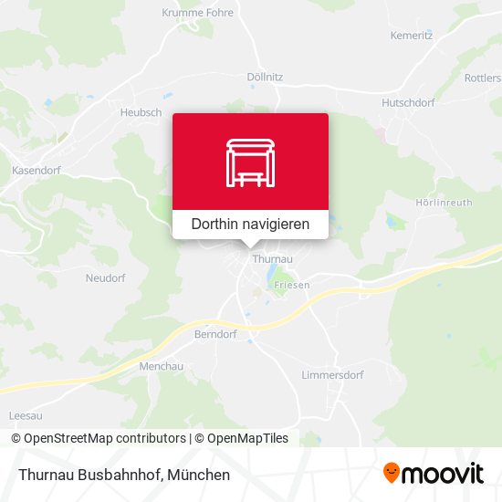 Thurnau Busbahnhof Karte