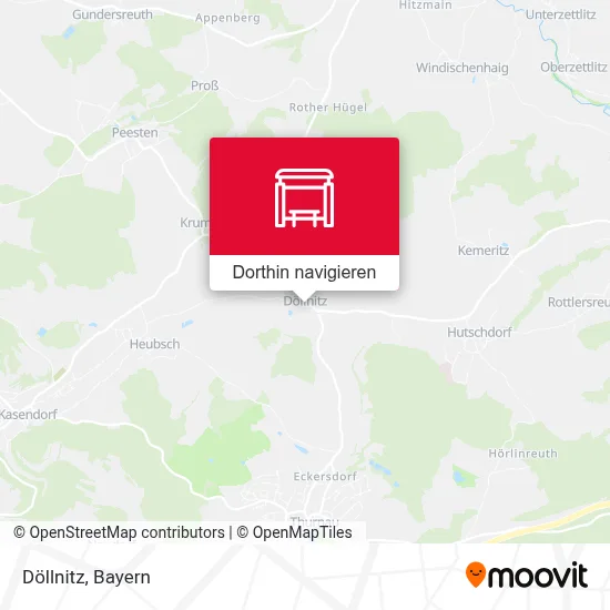 Döllnitz Karte