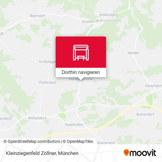 Kleinziegenfeld Zöllner Karte