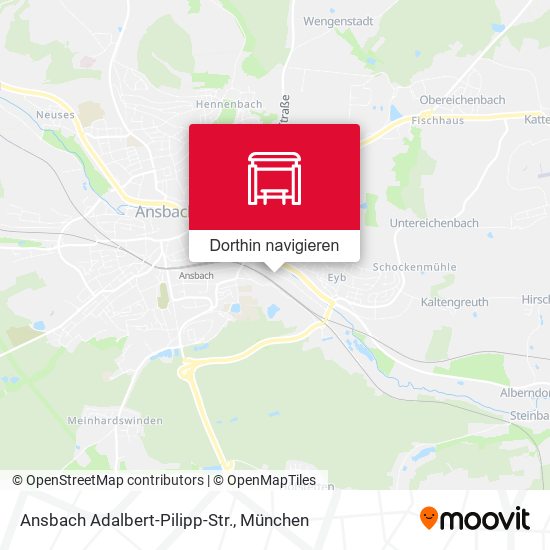 Ansbach Adalbert-Pilipp-Str. Karte