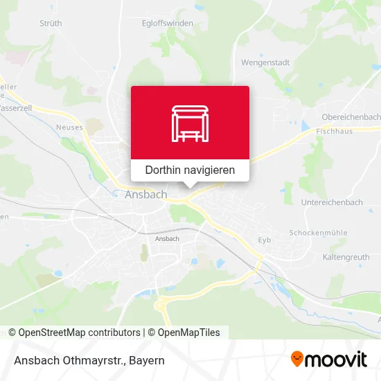 Ansbach Othmayrstr. Karte