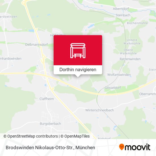 Brodswinden Nikolaus-Otto-Str. Karte
