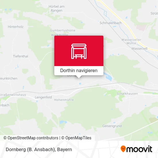 Dornberg (B. Ansbach) Karte