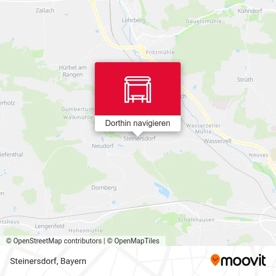 Steinersdorf Karte