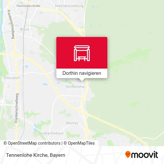 Tennenlohe Kirche Karte