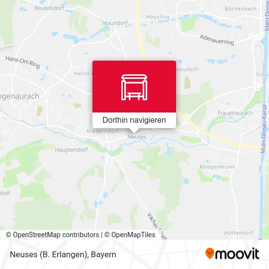 Neuses (B. Erlangen) Karte