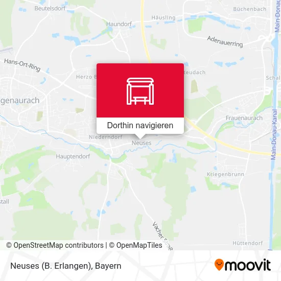 Neuses (B. Erlangen) Karte