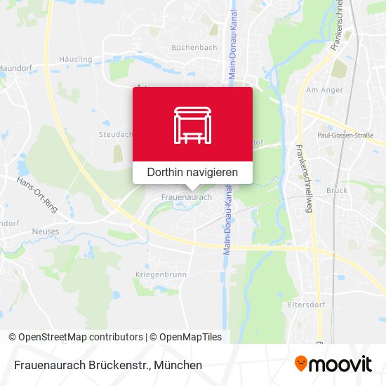 Frauenaurach Brückenstr. Karte