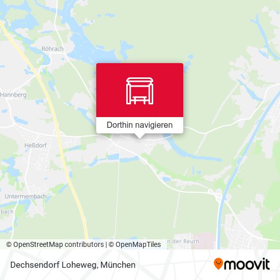 Dechsendorf Loheweg Karte