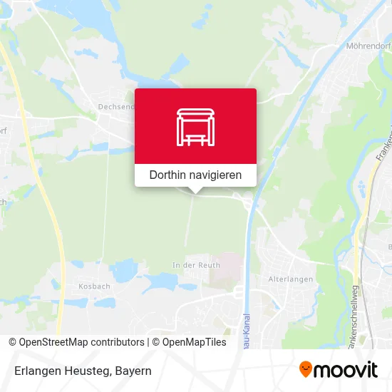 Erlangen Heusteg Karte