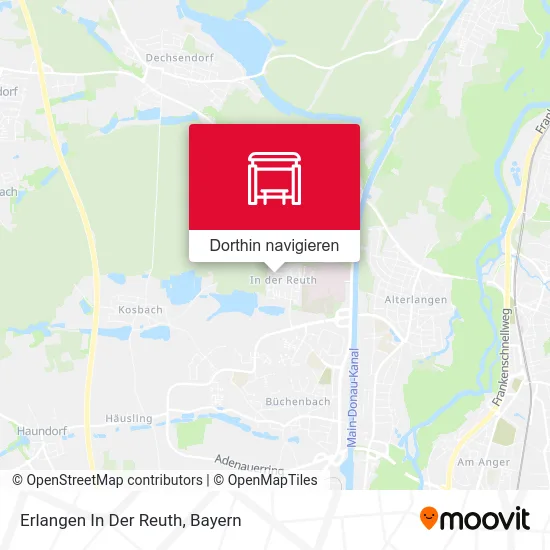 Erlangen In Der Reuth Karte