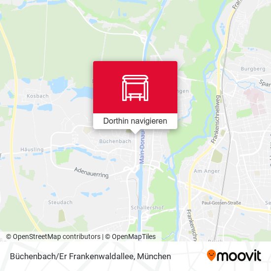 Büchenbach/Er Frankenwaldallee Karte