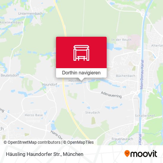 Häusling Haundorfer Str. Karte