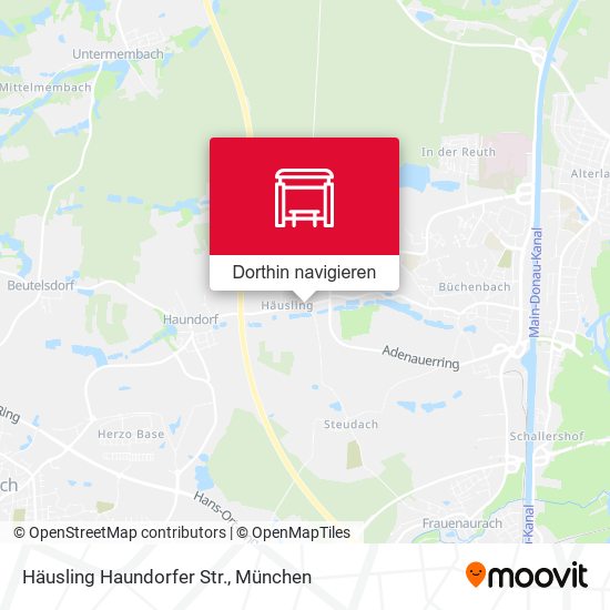 Häusling Haundorfer Str. Karte